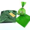FAZHBARY 100 PCS Green Cellophane Bags Treat Bags Plastic Bags Holiday Cellophane Treat Bags Party Favor Bags view 3