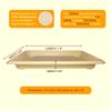 Disposable Sushi Containers No Lids, Premium Clear Plastic Takeout Trays for Sushi, Tapas, BBQ & Appetizers, Leak-Resistant Food Containers for Catering, Meal Prep & Delivery 1.0L - 25 Pack view 3