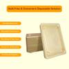 Disposable Sushi Containers No Lids, Premium Clear Plastic Takeout Trays for Sushi, Tapas, BBQ & Appetizers, Leak-Resistant Food Containers for Catering, Meal Prep & Delivery 1.0L - 25 Pack view 4