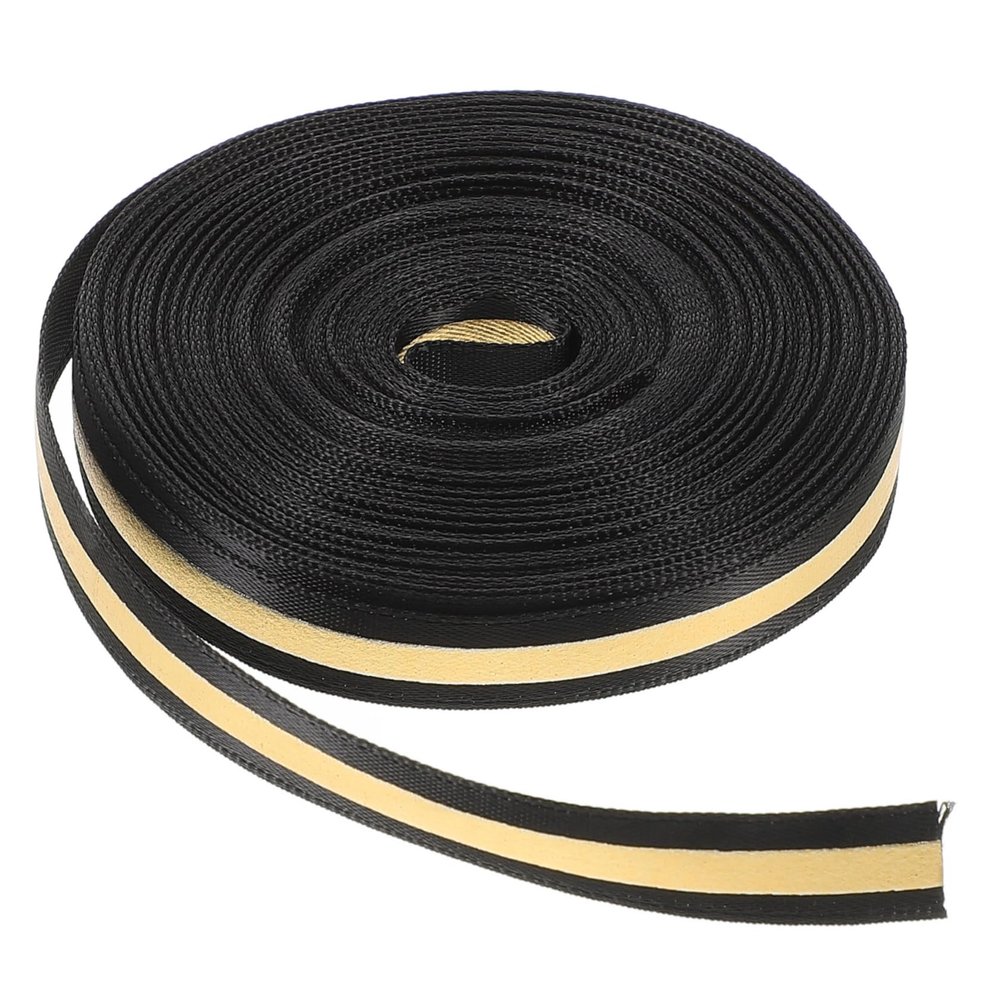 10 Yards 2024 Graduation Ribbons Grad Ribbons Black and Gold Congrats Grad Present Wrapping Classroom Party Supplies