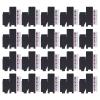 20pcs Black Gift Box, Wedding Gift Box Ideal Gift Package Floral Pattern 10x10cm Wedding Gift Box Bridesmaid Proposal Box view 1
