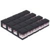 20pcs Black Gift Box, Wedding Gift Box Ideal Gift Package Floral Pattern 10x10cm Wedding Gift Box Bridesmaid Proposal Box view 3