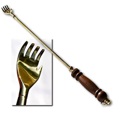 Aashita Creations Massage Tool - Back Scratcher - Wood Back Scratcher - Back Massager - Scratcher - Gift for Grandad - Practical Gift - Wooden Antique Gift