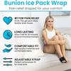 Arctic Flex Foot Ice Pack (Pair) Toe Wrap for Bunion, Plantar Fasciitis, Hallux Valgus, Gout, Swelling & Injuries - Cold & Heat Gel Therapy for Joint Pain Relief & Feet Recovery - Reusable Compression view 2