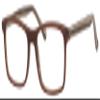 Calabria Esq 1530 Square Reading Glasses +0.75 Brown Marble Men Women view 1