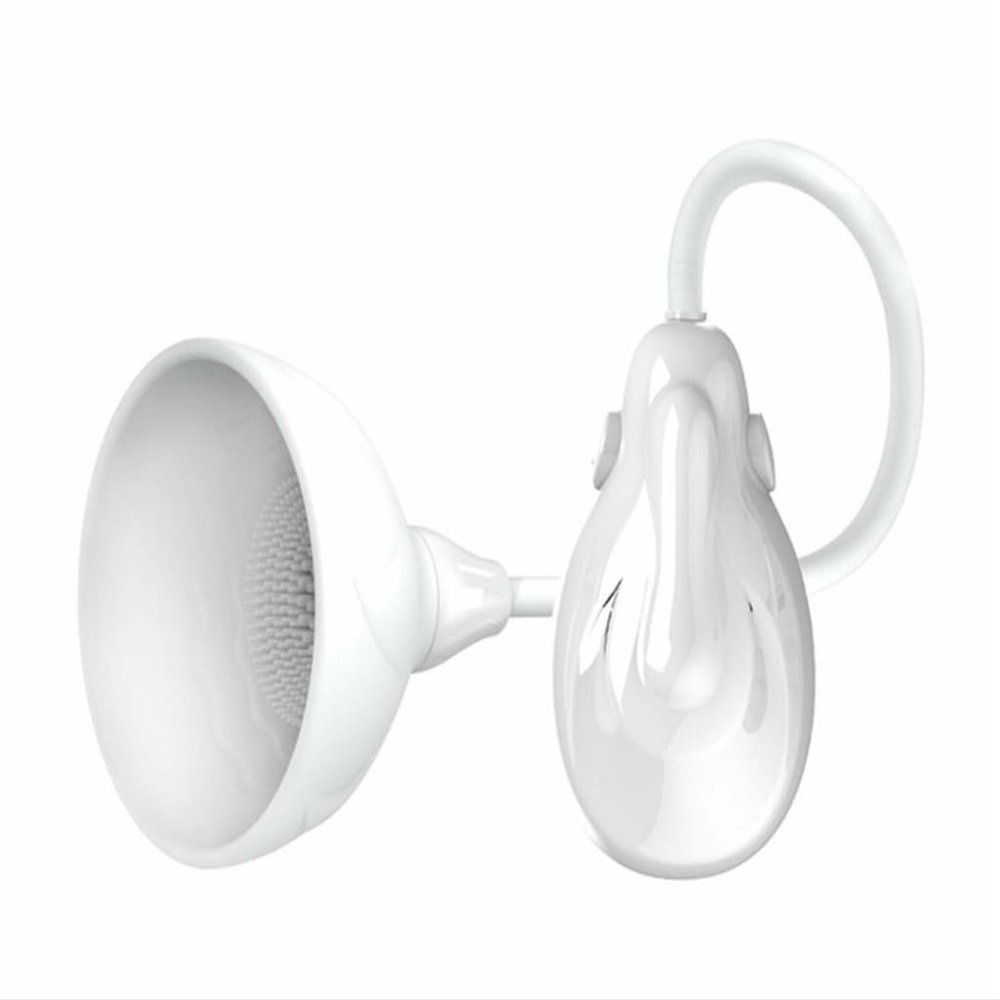 Women's Chest Enhancement Pump - Air Suction Enhancer Exerciser Machine in White