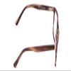 Calabria Esq 1558 Cat-Eye Reading Glasses +3.75 Matte Tortoise Havana Brown Men view 3
