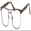 Calabria Esq 1565 Pilot Stainless Steel Reading Glasses +3.50 Brown Mens Designer Trendy Metal Readers Durable Chic Eyeglass view 1