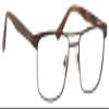 Calabria Esq 1565 Pilot Stainless Steel Reading Glasses +3.50 Brown Mens Designer Trendy Metal Readers Durable Chic Eyeglass view 2