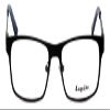 Calabria Esq 8651 Rectangular Blue Light Blocking Reading Glasses +2.00 Black Men view 2