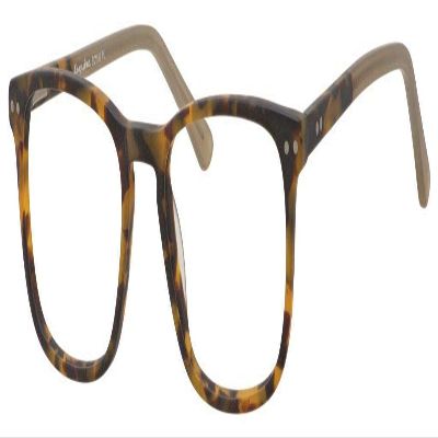 Calabria Esq 1556 Square Blue Light Blocking Reading Glasses +0.75 Antique Marble Tortoise Havana Men Women