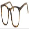 Calabria Esq 1556 Square Blue Light Blocking Reading Glasses +0.75 Antique Marble Tortoise Havana Men Women view 1