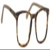 Calabria Esq 1556 Square Blue Light Blocking Reading Glasses +0.75 Antique Marble Tortoise Havana Men Women view 2