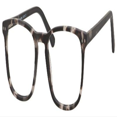 Calabria Esq 1556 Square Reading Glasses +3.00 Black Grey Marble Men Women