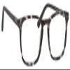 Calabria Esq 1556 Square Reading Glasses +3.00 Black Grey Marble Men Women view 2