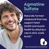 BESTVITE Agmatine Sulfate 500mg (240 Vegetarian Capsules) - No Stearates - Vegan - Non GMO - Gluten Free view 2