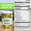 Jersey Pickles - Bread and Butter Pickled Chips (Half Gallon) - Fresh, Keto-Friendly, and Perfect for Snacks, Sandwiches, or Salads  The perfect Pickle Jars Cornichon for Families or Gatherings view 2