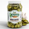Jersey Pickles - Bread and Butter Pickled Chips (Gallon) - Fresh, Keto-Friendly, and Perfect for Snacks, Sandwiches, or Salads  The perfect Pickle Jars Cornichon for Families or Gatherings view 1
