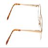 Calabria Flex Collection KIDS 53 Oval Reading Glasses +2.25 Gold/Demi Tortoise Havana Amber Girls view 3