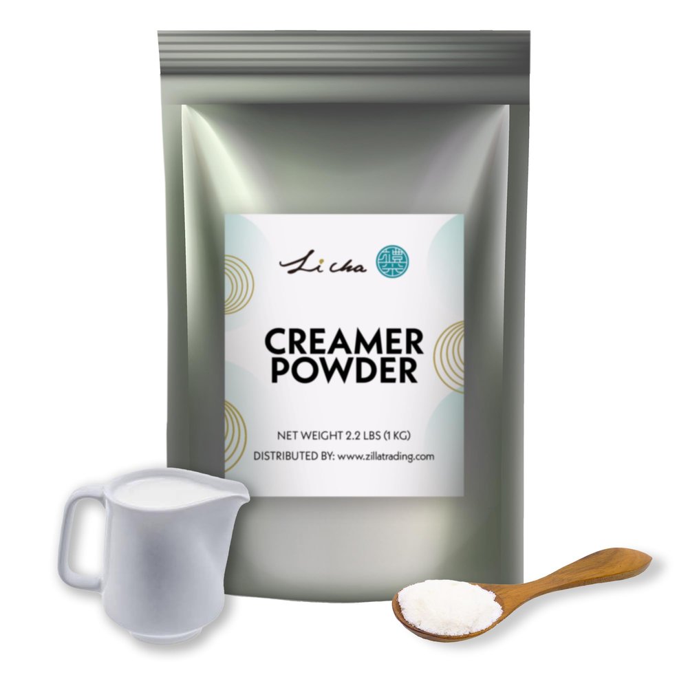 Li Cha Creamer Powder (1kg/2.2lbs Bag) for Bubble Milk Tea, Boba Beverages & Desserts