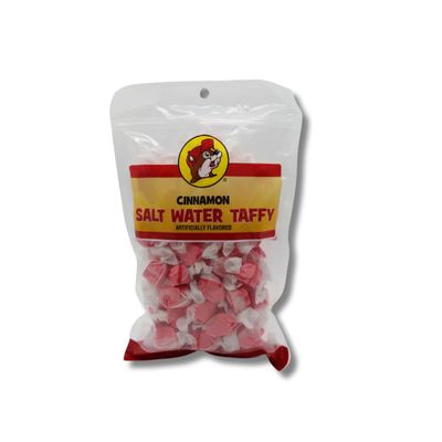 Buc-ee's Taffy Candy Chewy, Fruity & Salt Water Taffy Individually Wrapped Candy Big Bag of Candy Mix for Piatas, Easter Basket Stuffers & Kids' Treats (Cinnamon, 12 oz)