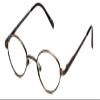 Calabria Flex Collection KIDS 66 Round Blue Light Blocking Reading Glasses +2.50 Brown Girls view 1