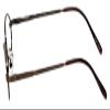 Calabria Flex Collection KIDS 66 Round Blue Light Blocking Reading Glasses +2.50 Brown Girls view 3