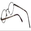 Calabria Flex Collection KIDS 66 Round Blue Light Blocking Reading Glasses +2.50 Brown Girls view 4