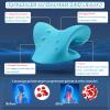 Neck Hump Corrector, Cervical Traction Device, Neck Stretcher for Pain Relief, Neck Stretcher Cervical Traction, Neck and Shoulder Relaxer, Neck Traction Device for TMJ (Blue) view 3
