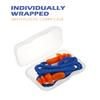 10 Pairs Corded Silicone Ear Plugs - with Plastic Carry Cases - Reusable Noise Cancelling Earplugs for Hearing Protection - Shooting Range Noise Reduction, Construction Work, Hunting Ear Protection view 2