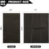BUCLA 200-Count 3-Ply Disposable Black Napkins - Black Paper Napkins Premium Quality - Halloween Dinner Napkins Soft, Absorbent for Kitchen, Parties, Weddings, Halloween &New Year view 2