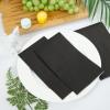 BUCLA 200-Count 3-Ply Disposable Black Napkins - Black Paper Napkins Premium Quality - Halloween Dinner Napkins Soft, Absorbent for Kitchen, Parties, Weddings, Halloween &New Year view 3