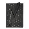 Large Black and Metallic Gold Gift Wrapping Tissue Paper, Floral wraping paper,Heart Printed Gifts Wrap Paper Birthday,Wedding,Baby Shower,Father's Day Art Craft Decoration (6 Black + Gold Heart) view 1
