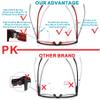 acavefox 4 Pack Reading Glasses Men 3.0 Readers Blue Light Blocking Anti Glare/UV Fashion Designer Eyeglasses with Spring Hinge Sturdy/Comfortable view 4