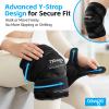 NEWGO Ice Pack for Knee Injuries Reusable, Knee Ice Pack Wrap Around Entire Knees for Replacement Surgery Recovery, Gel Cold Pack Wrap for Meniscus Tear, ACL, Swelling Pain Relief - Black view 4