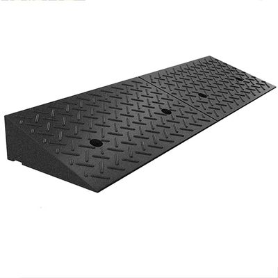 Wheelchair Ramp Rubber Wheelchair Ramp Non-Slip Threshold Ramp Portable Kerb Ramps Stabilized Handicap Ramps Indoor Outdoor Scooter Ramp Anti-Slip