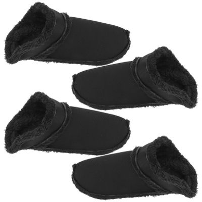 2 Pairs Furry Liners Insoles Plush Insole Shoes Warm Liner Winter Clogs Fur Shoe Insert Sole Warm Removable Furry Liners House Slippers Fleece for Snow Boots 39-40
