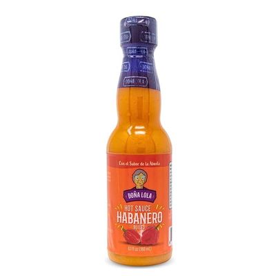 DOA LOLA HOT SAUCE, 6.1 Fl.Oz., Made in Mexico, No Artificial Flavors or Colors (Habanero Boiled)