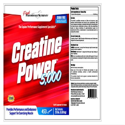Peak Performance Nutrients Creatine Power 5000 Powder for Horses - 25 Lb