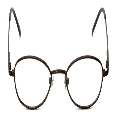 Calabria Flex Collection KIDS 76 Oval Reading Glasses +5.00 Brown Girls