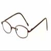 Calabria Flex Plus KIDS 100 Oval Reading Glasses +0.75 Shiny Brown Girls view 1
