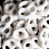 Lehman's Chocolate Covered Mini Pretzels, White Chocolate Coated Pretzels, Sweet and Salty Snack, 14 oz Resealable Bag view 4