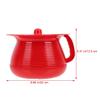 WOFASHPURET Thickened Plastic Urine Basin with Lid Portable Male Urinal Bottle for Adults and Kids Leak-Resistant Spittoon Pot for Home Travel Camping Easy to Clean 8.07X8.07X5.51 Inches view 2