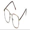 Calabria Flex Plus 60 Square Reading Glasses +2.00 Antique Gold Amber Brown Men Women view 1