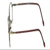 Calabria Flex Plus 60 Square Reading Glasses +2.00 Antique Gold Amber Brown Men Women view 3