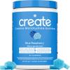 Create Creatine Monohydrate Gummies for Men & Women, Boost Focus, Strength, and Endurance, Anti-Melting Formula, Vegan, Gluten-Free, Non-GMO, 1.5g of Creatine per Gummy (Blue Raspberry) view 1
