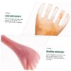 COOLHIYA 2Pcs Resin Beeswax Scalp Massager Claw Comb for Head Therapy and Stress Relief Portable Massage Tools for Scalp and Neck view 4