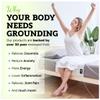GroundingWell Grounding Sheet, Fits All Bed Sizes, Organic Cotton + Silver Fiber, 20" x 104" view 3