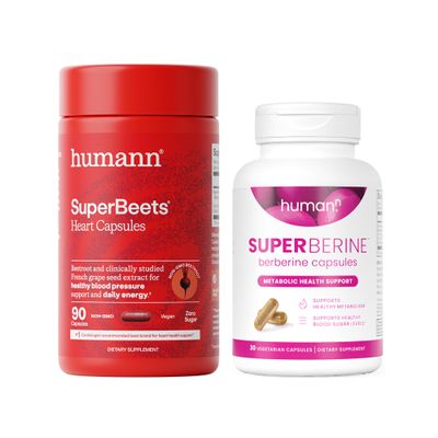 Humann SuperBeets Beet Root & SuperBerine Capsules
