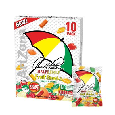 AriZona Iced Tea Fruit Snacks, Arnold Palmer - 0.9 oz, 10 count Box